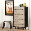 10502 Rustic Oak 4 Drawer Chest - Morice