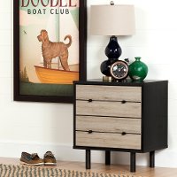 10503 Rustic Oak Nightstand - Morice