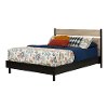 10530 Rustic Oak Platform Bed with Headboard - Morice -5