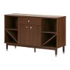 10522 Brown Walnut Sideboard Storage Cabinet - Olly -2