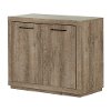 10485 Weathered Oak Storage Cabinet - Kanji -2