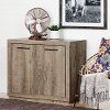 10485 Weathered Oak Storage Cabinet - Kanji