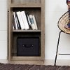 10486 Weathered Oak 3 Shelf Bookcase with Door - Kanji -3