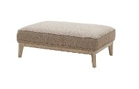 Slate Gray Modern Cocktail Ottoman - Flanigan