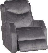 Slate Gray Power Rocker Recliner - Tip Top-2