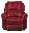 Alfresco Marsala Red Leather-Match Power Recliner - Producer-3