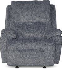 Angus Cobblestone Gray Power Recliner - Connolly