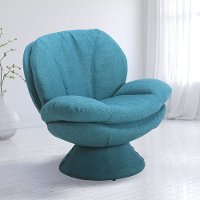 Rio Turquoise Blue Pub Accent Chair - Comfort Chair