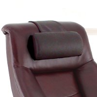 Merlot Burgundy Top Grain Leather Cervical Pillow - Oslo