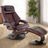 Merlot Burgundy Top Grain Leather Cervical Pillow - Oslo-2