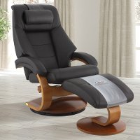 Espresso Brown Top Grain Leather Cervical Pillow - Oslo-2