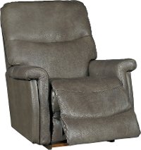 1HR-729/LB147874 Mushroom Brown Leather-Match Power Rocker Recliner - Baylor-2
