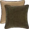 Green Corduroy Euro Sham Reversible - Rushmore