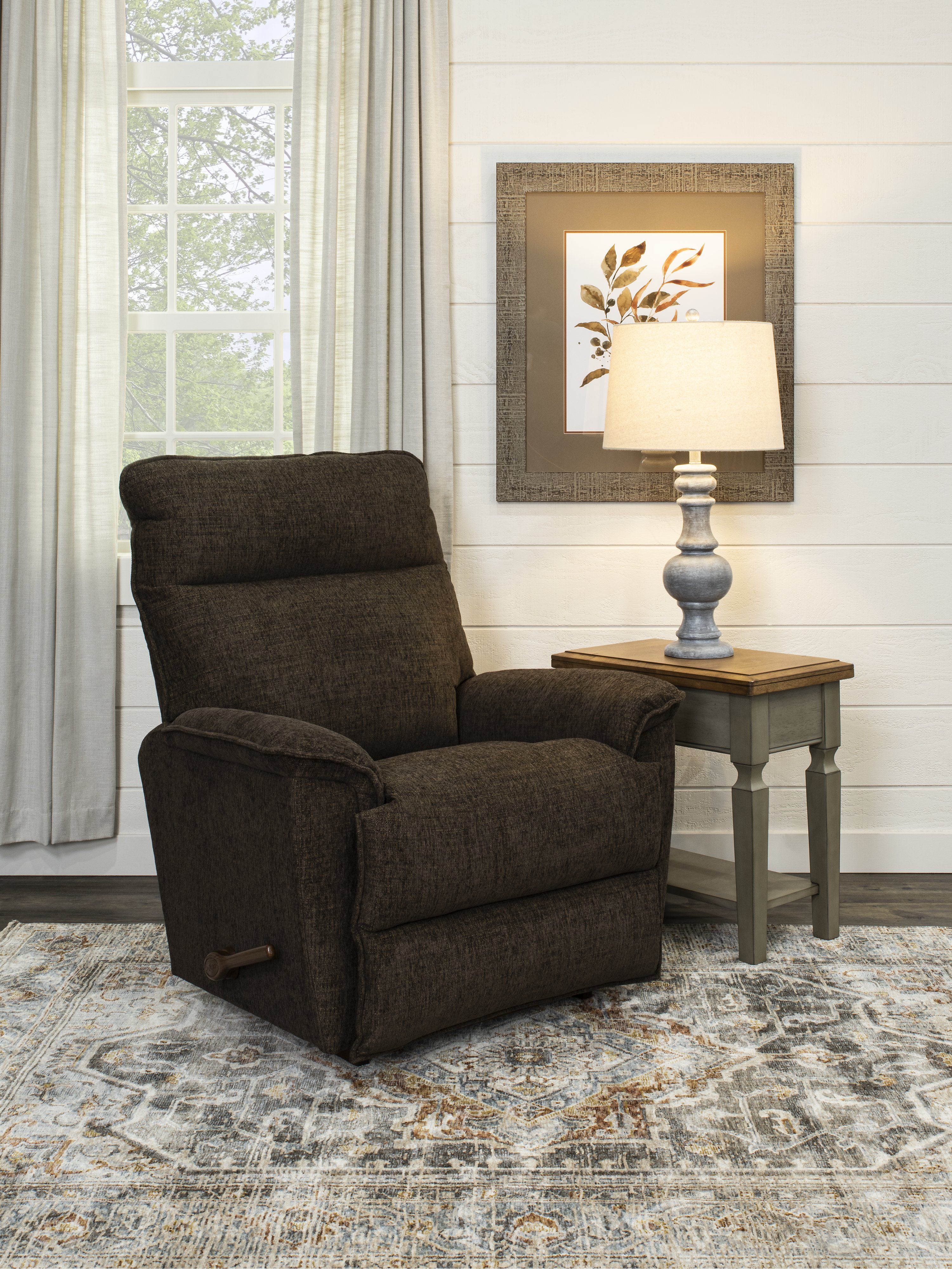 10-706/C144678 Victorious Java Brown Manual Rocker Recliner - Jay-2