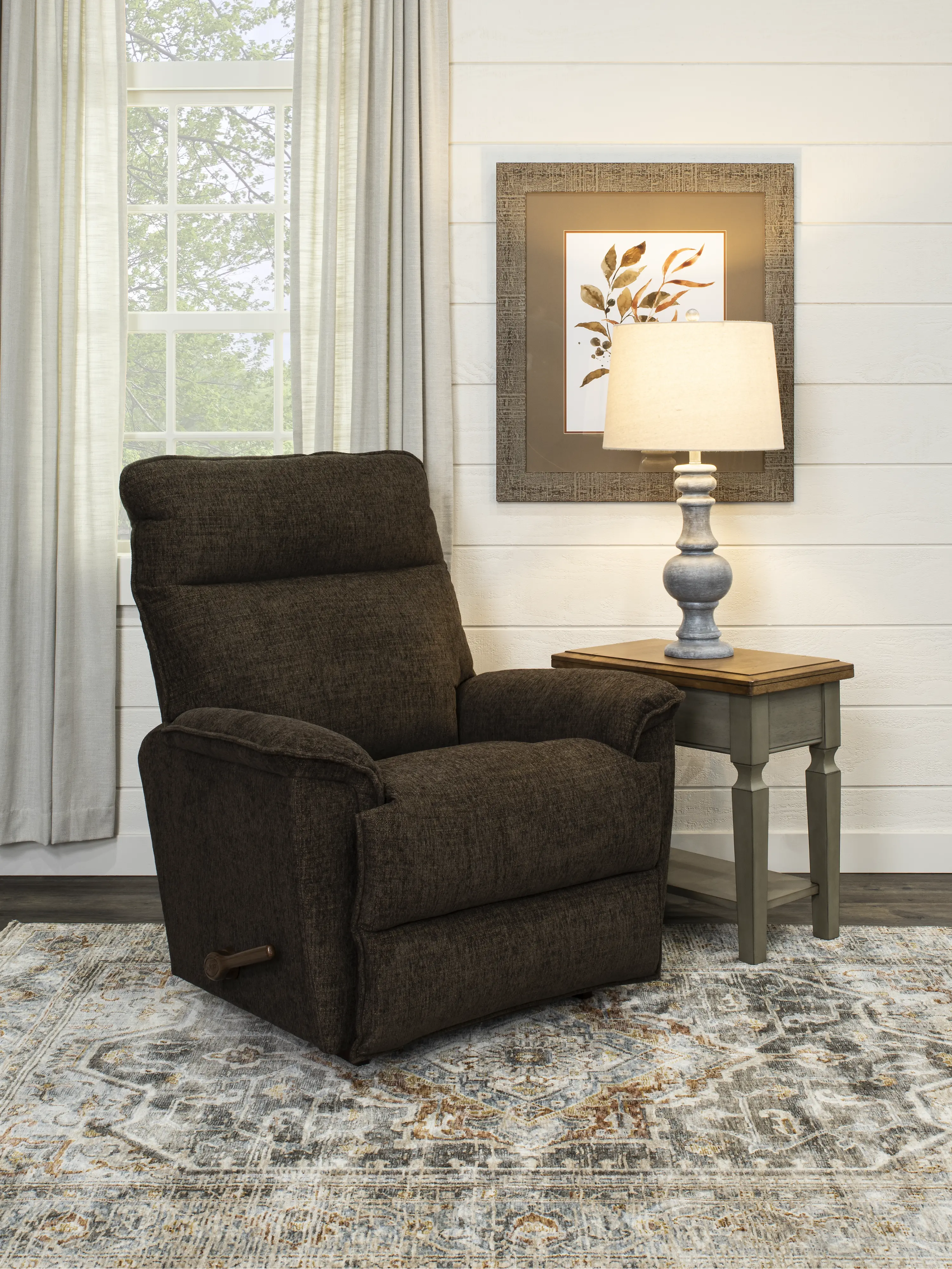 10-706/C144678 Victorious Java Brown Manual Rocker Recliner - Jay-2