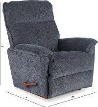 10-706/C144686 Victorious Denim Navy Blue Manual Rocker Recliner - Jay-4