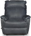 Sophia Admiral Blue Leather-Match Manual Rocker Recliner - Jay