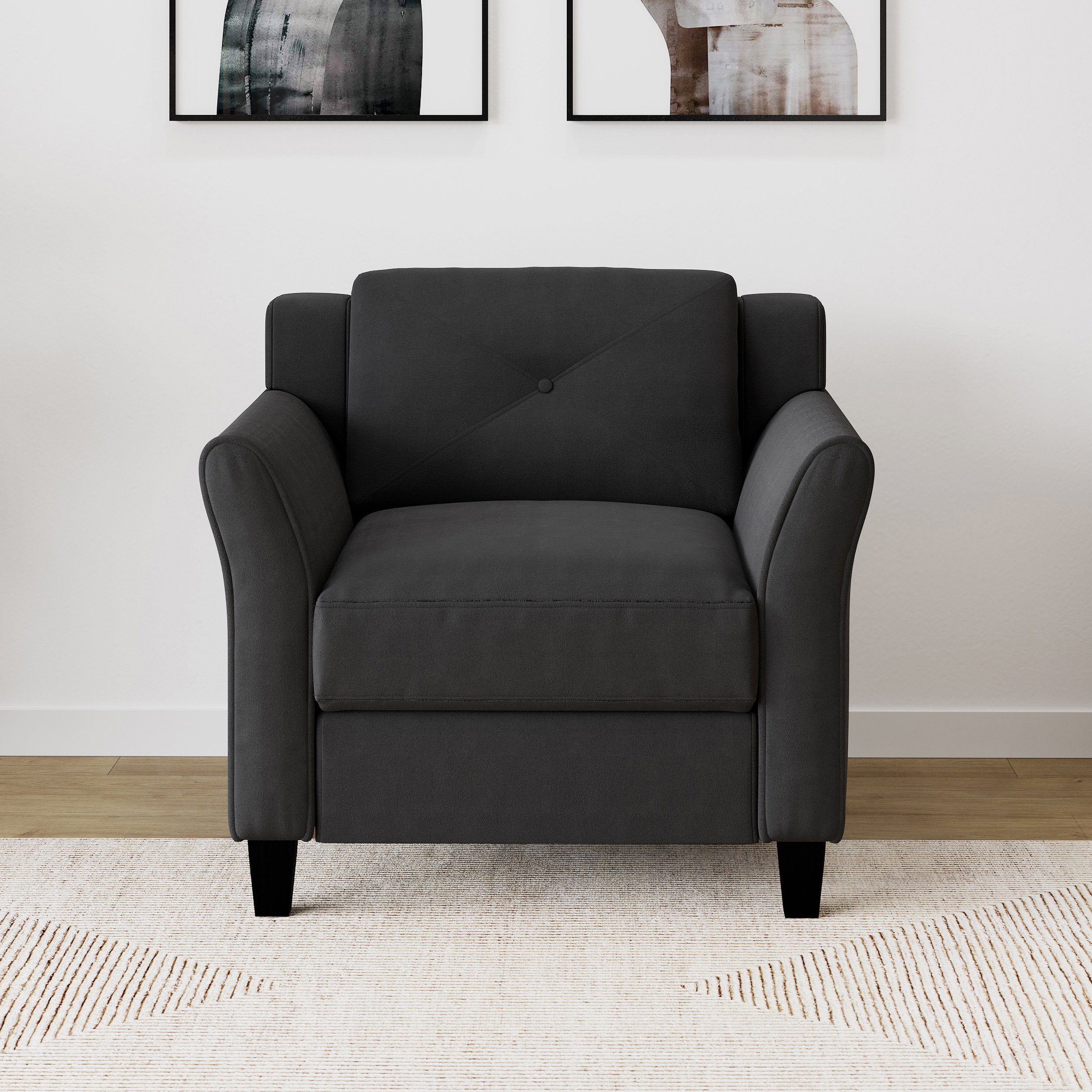 Contemporary Black Chair - Harvard-2