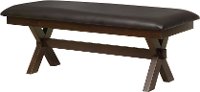 Dark Cherry Upholstered Dining Bench - Westerly