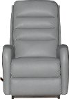 10-744/LB147755 Grand Slam Gray Leather-Match Manual Rocker Recliner - Forum