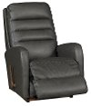 10-744/LB147779 Coffee Brown Leather-Match Manual Rocker Recliner - Forum-2