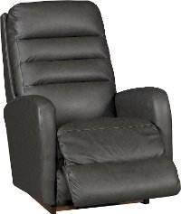 1HR-744/LB147779 Coffee Brown Leather-Match Power Rocker Recliner - Forum-2