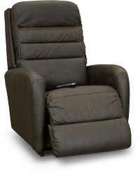 1HR-744/LB147779 Coffee Brown Leather-Match Power Rocker Recliner - Forum-3