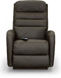 1HR-744/LB147779 Coffee Brown Leather-Match Power Rocker Recliner - Forum-5