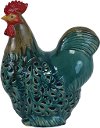 Pierced Rooster Statue