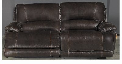 Brown 2 Piece Manual Reclining Loveseat - Brant