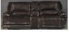 Brown 3 Piece Manual Console Reclining Loveseat - Brant