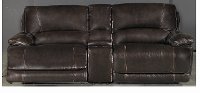 Brown 3 Piece Manual Console Reclining Loveseat - Brant