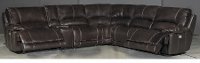 Brown 6 Piece Manual Reclining Sectional - Brant