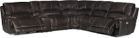 Brown 6 Piece Power Reclining Sectional Sofa - Brant