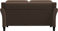 Contemporary Brown Loveseat - Harvard-5