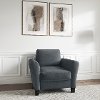 Classic Contemporary Dark Gray Chair - Westley