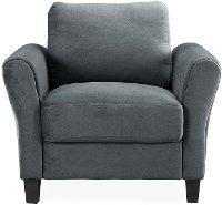 Classic Contemporary Dark Gray Chair - Westley-3