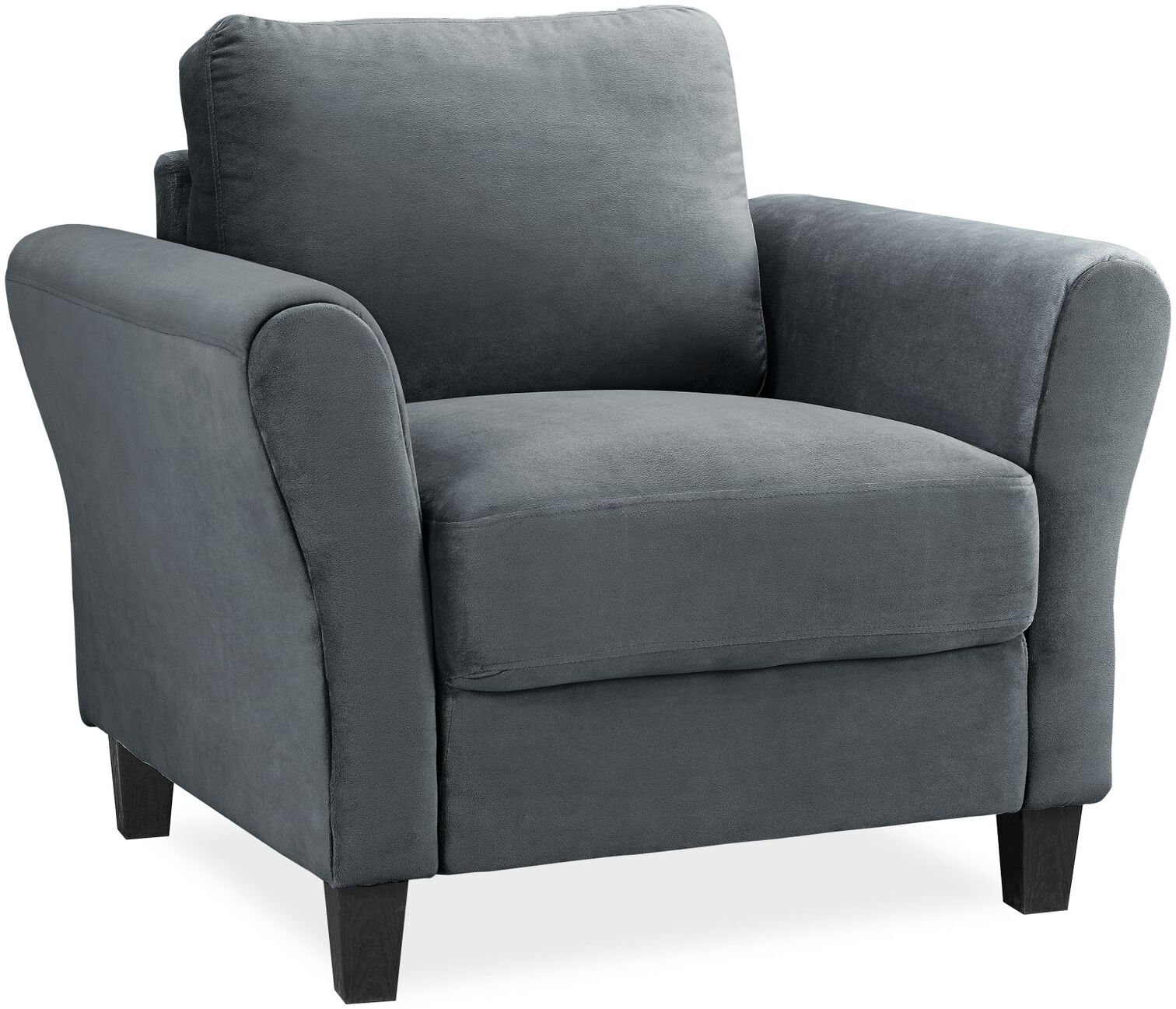 Dark Gray Contemporary Chair - Milani-4