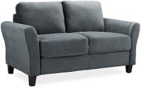 Classic Contemporary Dark Gray Loveseat - Westley-4