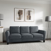 Classic Contemporary Dark Gray Sofa - Milani