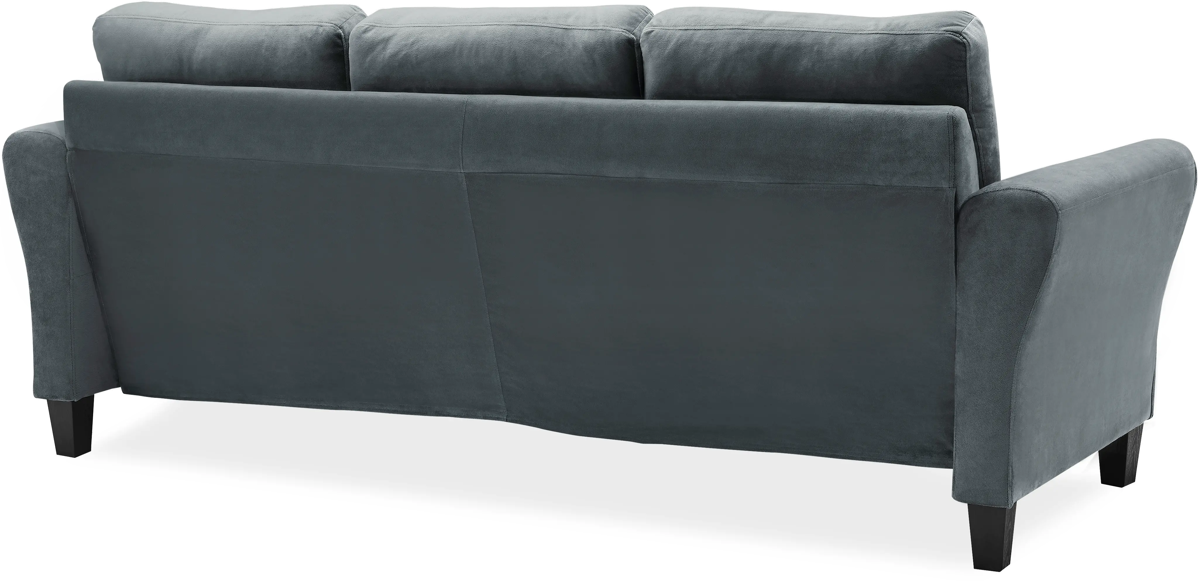 Classic Contemporary Dark Gray Sofa - Milani-5