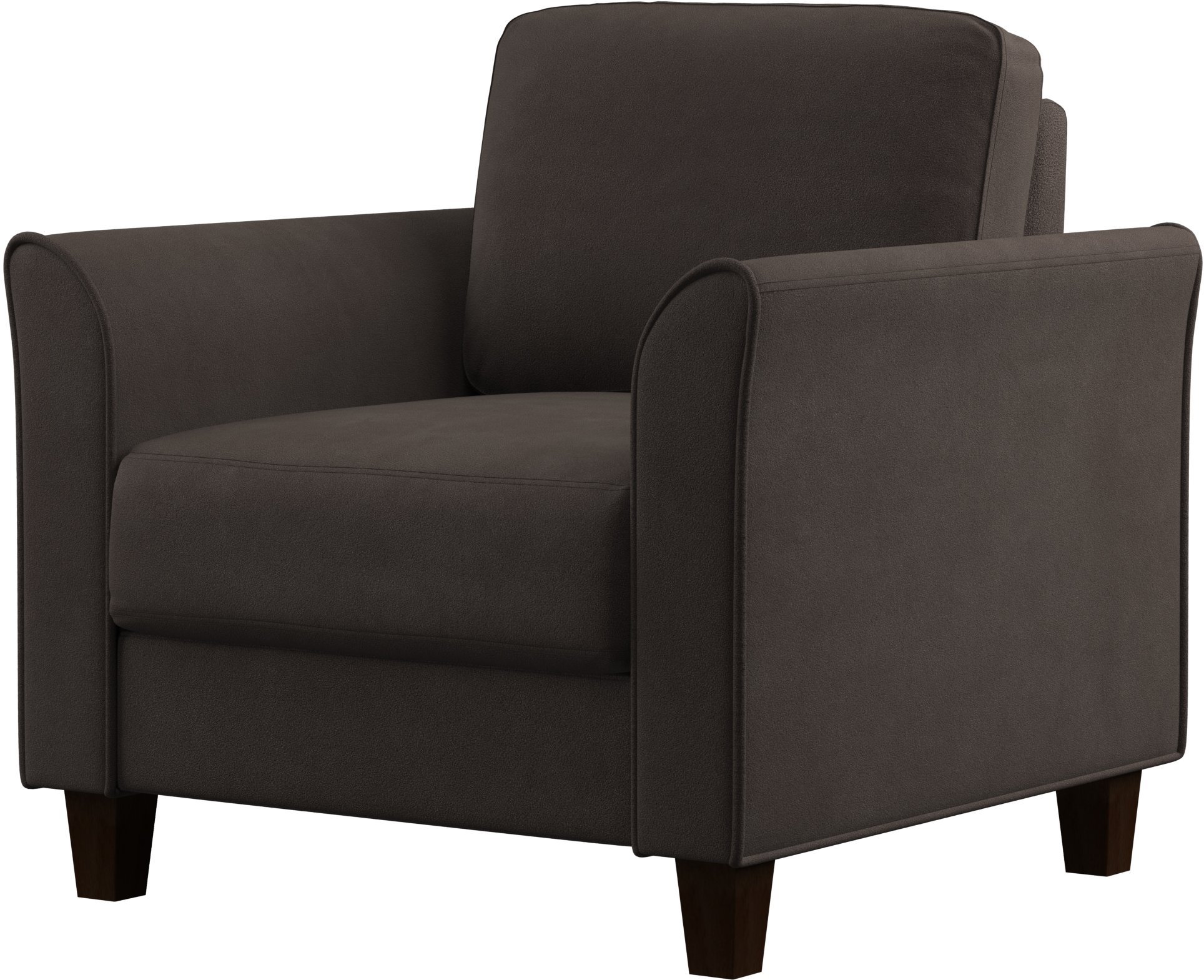 Westley Classic Contemporary Coffee Brown Chair-3