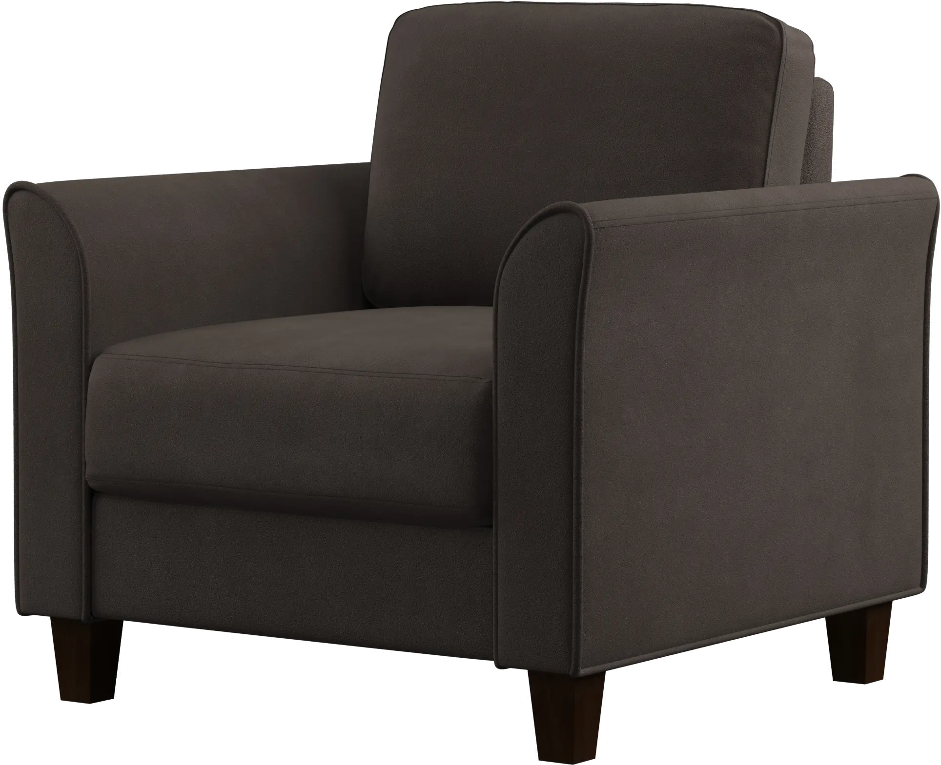 Westley Classic Contemporary Coffee Brown Chair-3