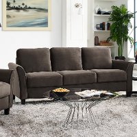 Classic Contemporary Coffee Brown Sofa - Westley-2