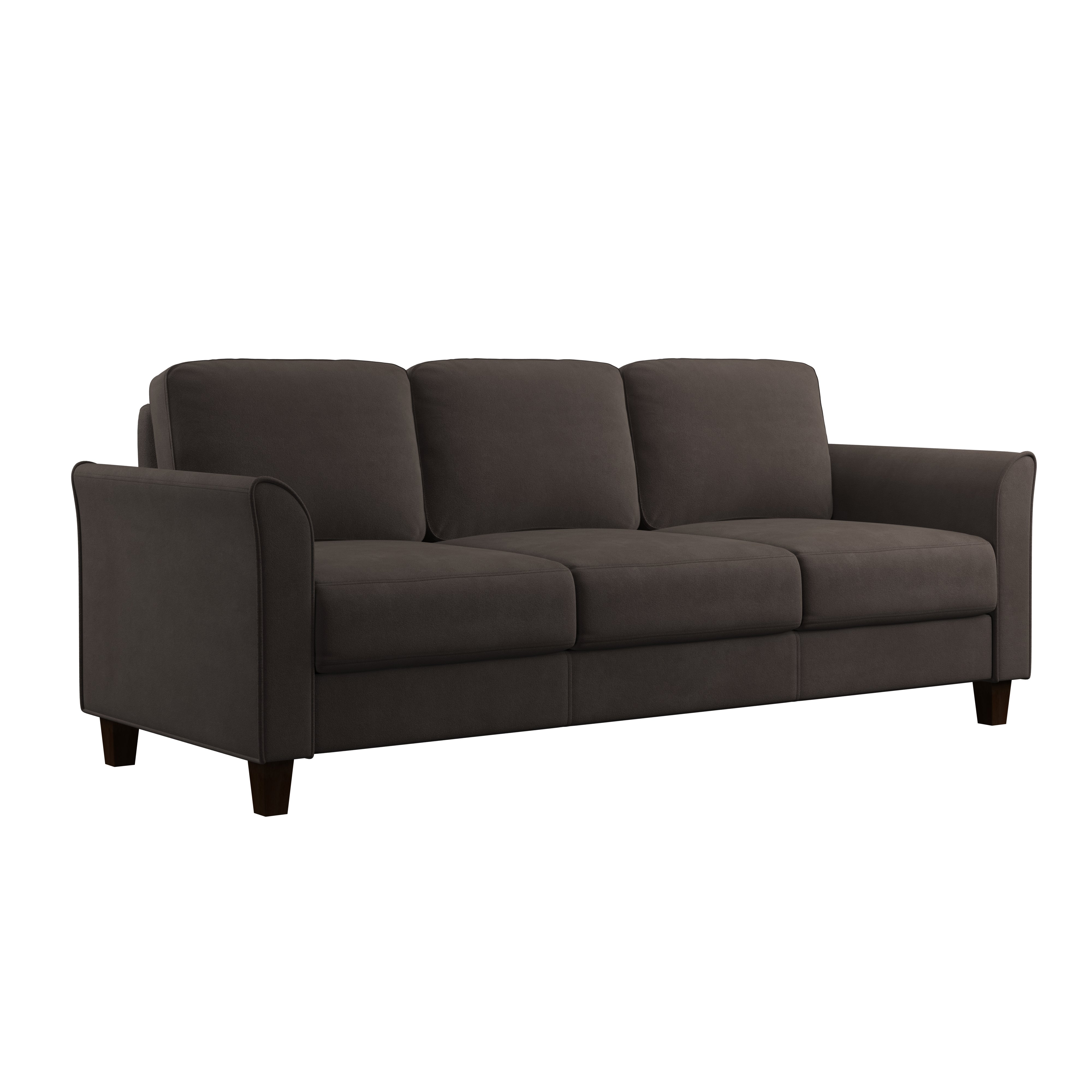 Westley Classic Contemporary Coffee Brown Sofa-3