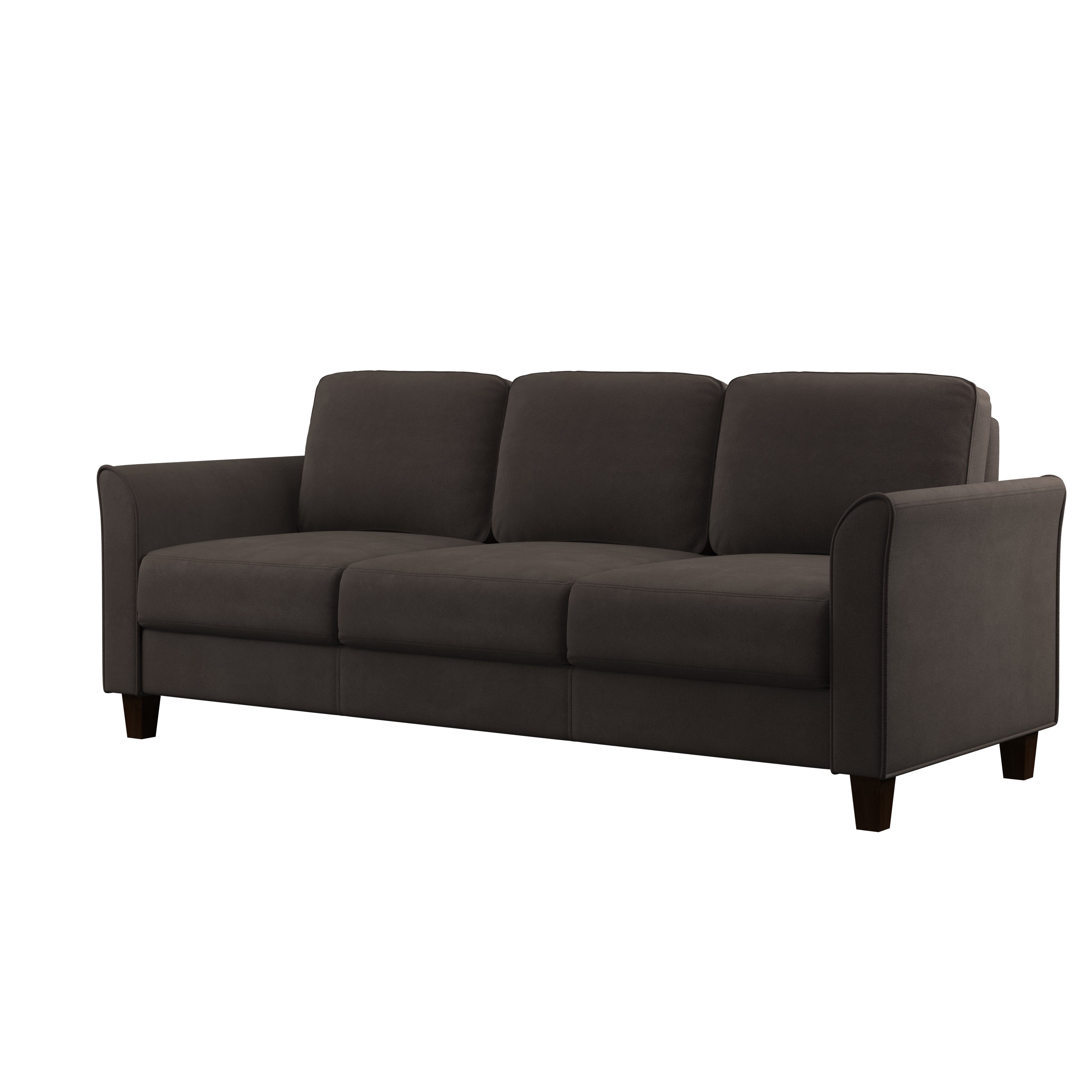 Westley Classic Contemporary Coffee Brown Sofa-5