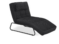Dark Gray Outdoor Patio Chaise Lounge - Baylands-2