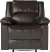 Java Brown Faux Leather Recliner Chair - Preston-3