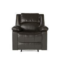 Java Brown Faux Leather Recliner Chair - Preston-3