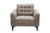 Brown Tweed Mid-Century Modern Chair - Chantham -2